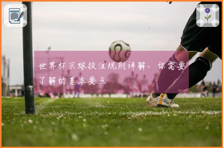 世界杯买球投注规则详解，你需要了解的基本要点