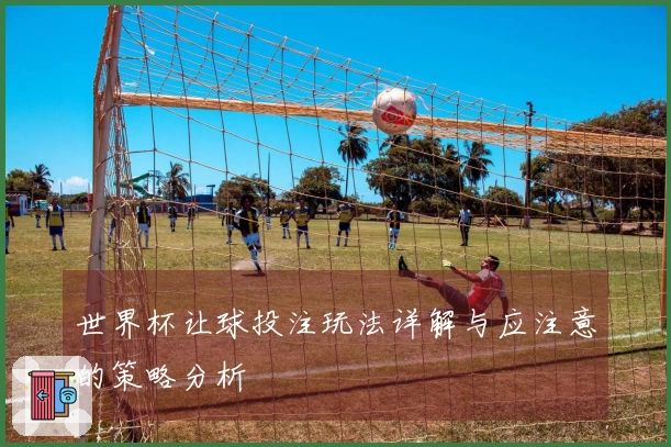 世界杯让球投注玩法详解与应注意的策略分析